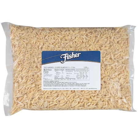 Fisher Fisher Blanched Slivered Almonds 5lbs 70523